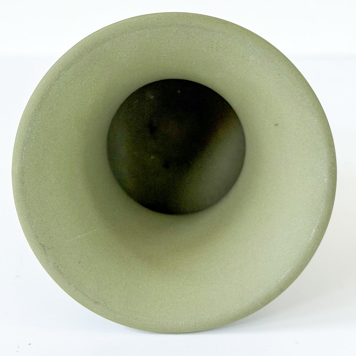 Vintage Wedgewood Sage Green Jasperware Urn Vase