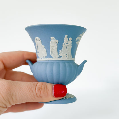 Wedgewood Blue Jasperware Urn