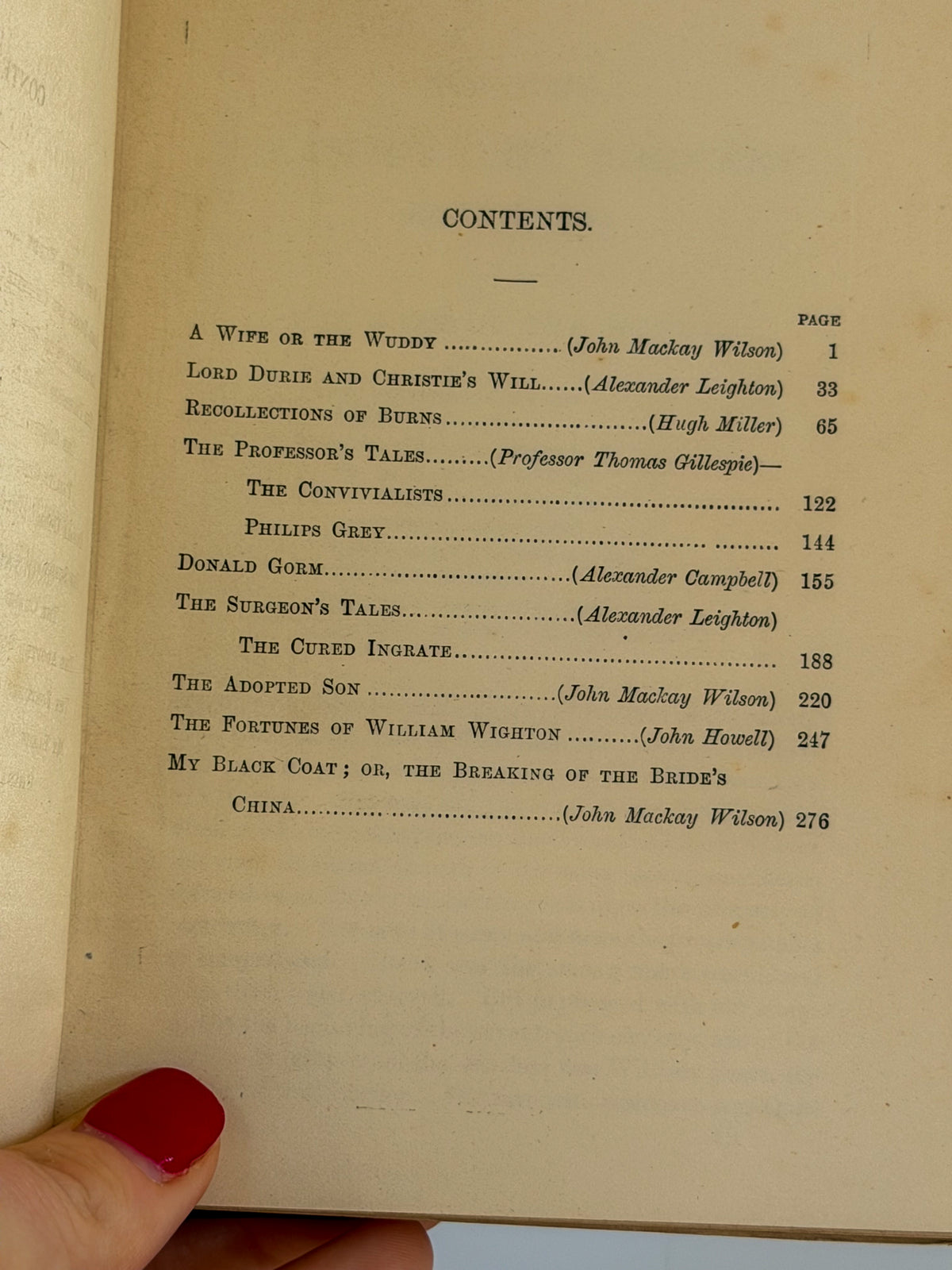 1888 Scottish Tales Antique Book Set of Four