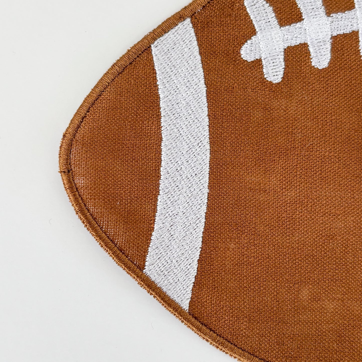 Linen Football Cocktail Napkins (Set of 4)