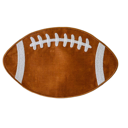 Linen Football Cocktail Napkins (Set of 4)