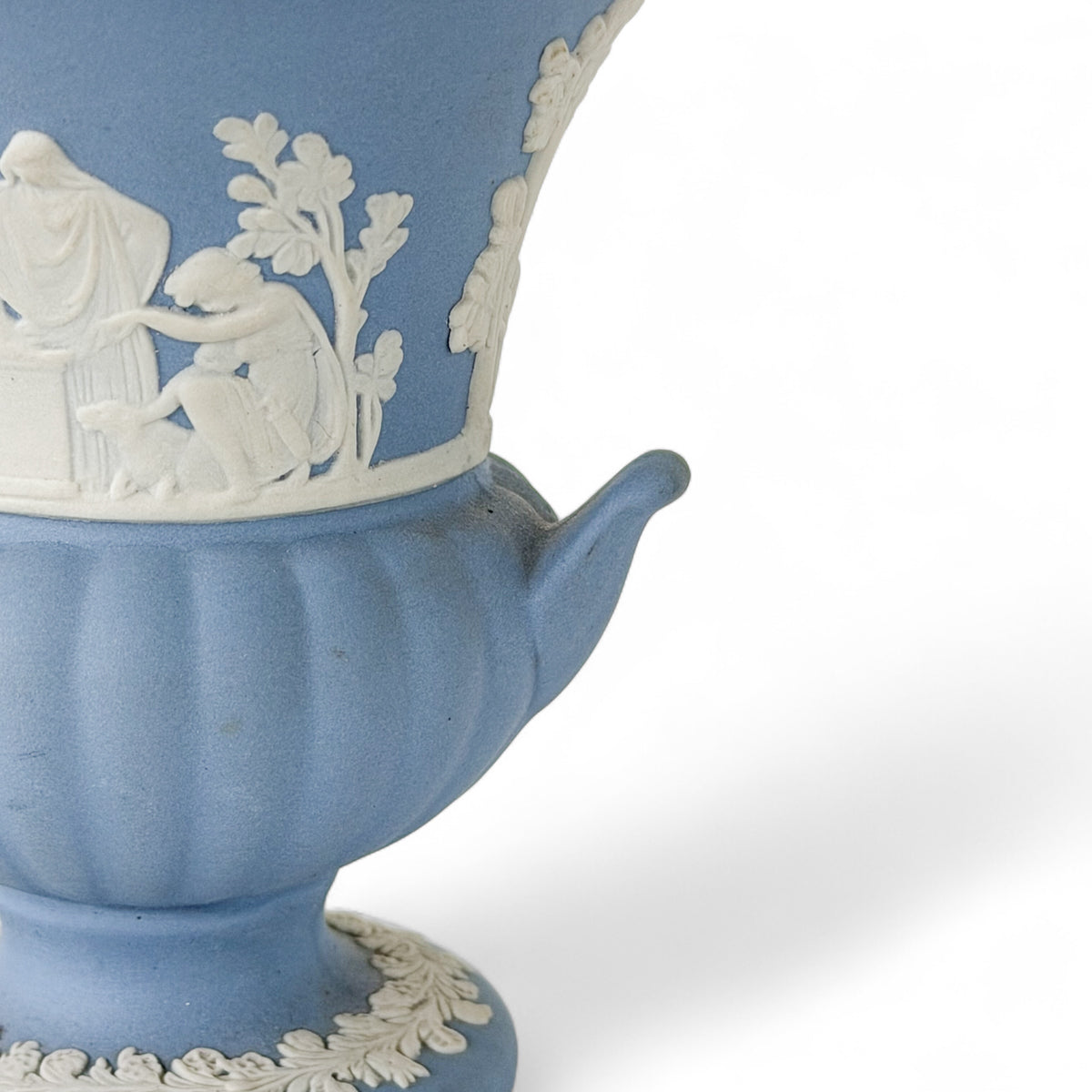 Wedgewood Blue Jasperware Urn