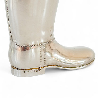 Vintage Silverplate Riding Boot Jigger/Vessel