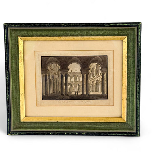 Framed Palazzo Borghese Architectual Print