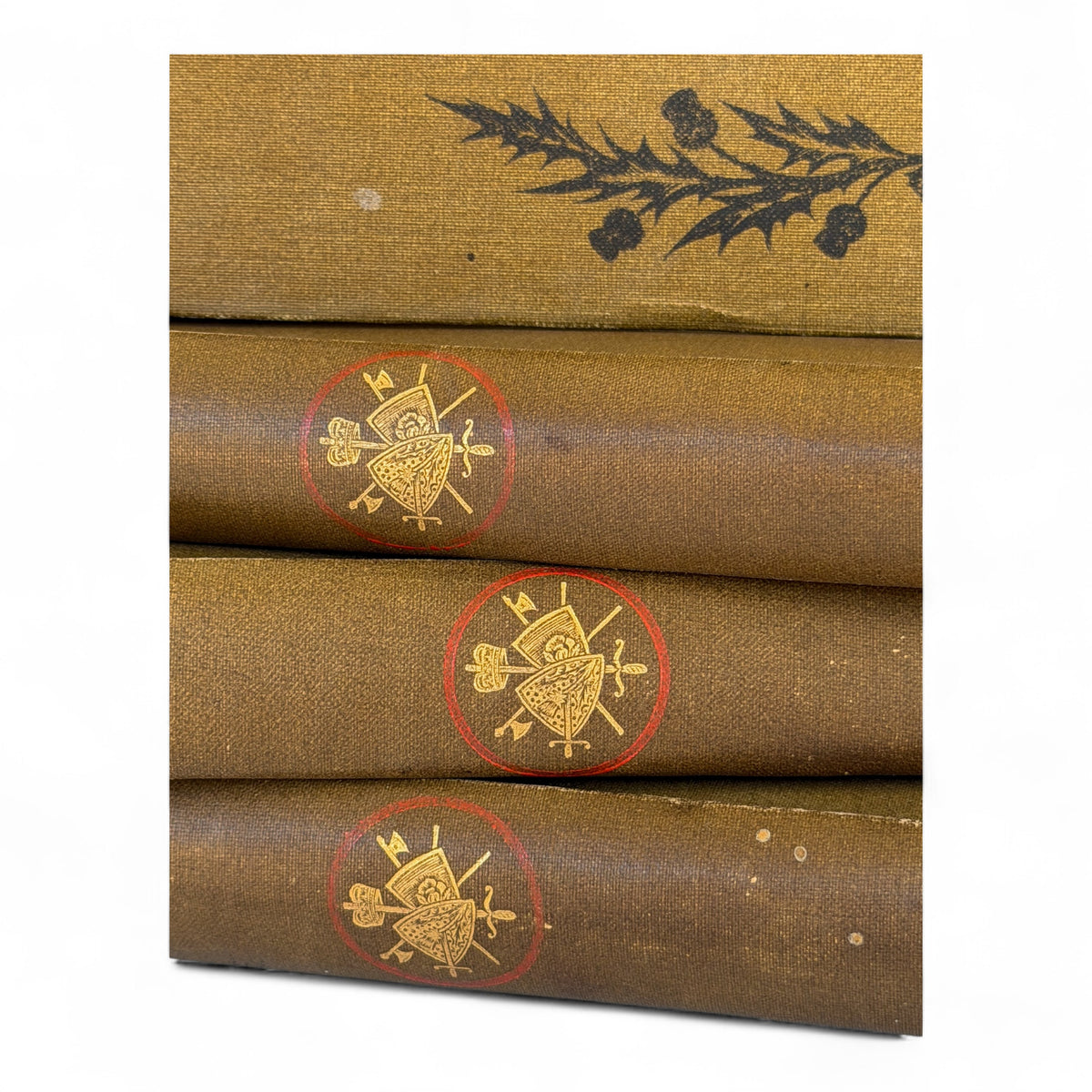 1888 Scottish Tales Antique Book Set of Four
