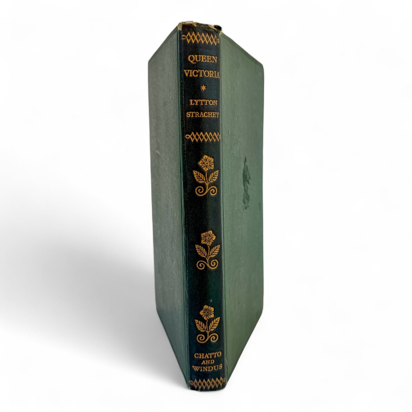Vintage Green Queen Victoria Book by Lytton Strachey