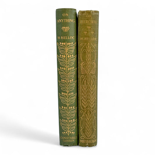 Antique Hilaire Belloc On Anything & On Everything Books