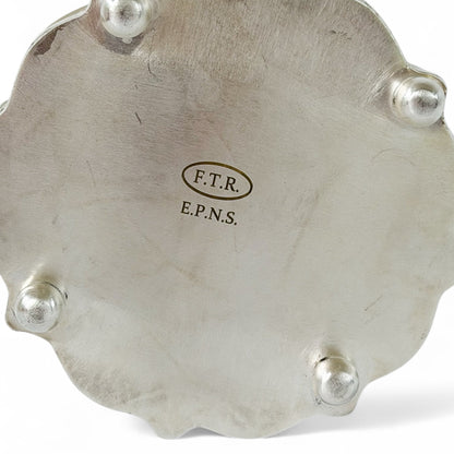 Vintage Silverplate Wine Bottle Coaster